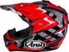 Arai VX-Pro4 Scoop Helmet Red Medium - MX helmet with Scoop graphic in Red, Size M