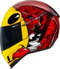 ICON Airform Brozak MIPS Helmet 2XL Red/Yellow - Full-face helmet with MIPS technology