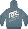 ICON Rizz Rizz Hoodie Men's Large Blue/Off-White - Ultra-soft cotton/poly blend hoodie