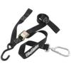 Swivel Tie Downs - Pair - 1-1/2" Swivel w/ Soft Hook - Black