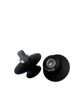 BikeMaster M10 Black Swingarm Spools for Kawasaki - Aluminum