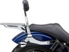 Cobra Detachable Backrest Round Chrome Fits Dyna 2006-2017