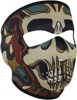 Full-Face Neoprene Mask - Neo Full Mask Psychedlc Skull