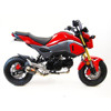 Black Center GP Full Exhaust - For 17-20 Honda Grom