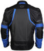 Hyper-Tec Armored Motorcycle Riding Jacket Blue/Gunmetal 2X-Large