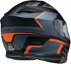 Z1R Solaris 2.0 Slater Modular Helmet Matte Black/Orange M - Modular helmet with sun visor and vents