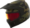 ICON Elsinore Magnacross Helmet 2XL Green - Modular off-road helmet in 2XL Green