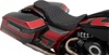 Predator Double Diamond SR Leather 2-Up Seat Black/Silver - FLH FLT