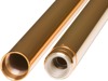 Gold TNC Fork Tubes - 43mm Inverted Frk Tubes +2 Tin