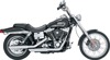 Vance & Hines HD Dyna 91-17 3In Twin Slash Slip PCX Slip-On Exhaust