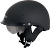 FX-200 Street Half Helmet Matte Black Medium