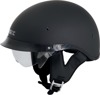 FX-200 Street Half Helmet Matte Black Medium