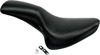 Silhouette Plain Vinyl 2-Up Seat Low Profile Gel - For 00-17 HD Softail