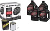 V-Twin Quick Change Kit Synthetic w/ Chrome Filter Twin Cam