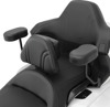 Black Deluxe Passenger Armrest - For 18-19 Honda GL1800 Goldwing