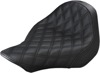 Renegade Lattice Stitched Solo Seat Black Gel - For 13-17 FXSB