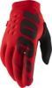 100% Men's Brisker Cold-Weather Gloves Red Large