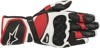 SP-1 V2 Leather Motorcycle Gloves Black/White/Red 2X-Large