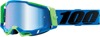 Racecraft 2 Blue / Fluorescent Green / Fremont Goggles - Blue Mirrored Lens