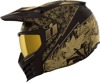 ICON Elsinore Kaonohi Helmet Black/Gold 3XL - Modular adventure helmet with 25K Gold MXShield