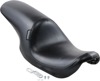 Silhouette Smooth Vinyl 2-Up Seat Black Low&Forward - For 96-03 FXD Dyna