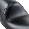 Silhouette Smooth Vinyl 2-Up Seat Black Low&Forward - For 96-03 FXD Dyna