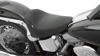 Smooth Vinyl Solo Seat Black Foam - For 84-99 Harley Softail