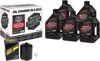 V-Twin Oil Change Kit Synthetic w/ Black Filter Milwaukee-Eight