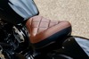 Diamond Vinyl Solo Seat Brown Foam - For 18-21 Indian Scout Bobber