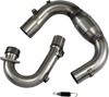 Stainless Steel MegaBomb Exhaust Head Pipe - For 14-20 YZ250F / 15-19 YZ250FX / 15-18 WR250F