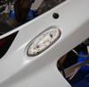 Clear Mirror Block-Off LED Flush Mount Turn Signals - GSXR: 05-16 1000, 06-21 600/750