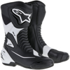 Alpinestars SMX S Boot Black/White Size 45 - SMX S Boot BKWH Size 45