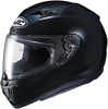 i10+ Solid Black Full-Face Street Motorcycle Helmet 3X-Large