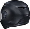 i10+ Semi-Flat Black Full-Face Street Motorcycle Helmet 3X-Large