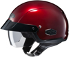 IS-Cruiser Wine Red Open-Face Half Helmet 2X-Large