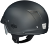 IS-Cruiser Matte Black Open-Face Half Helmet 2X-Large