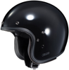 IS-5 Solid Black Open-Face Helmet X-Small