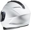 C70 Solid White Full-Face Street Motorcycle Helmet Small