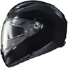 F70 Solid Black Full-Face Street Helmet X-Small