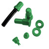 Dress Up Kit w/ Fuel Vent, Rim Locks, & Valve Caps - Green