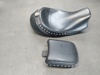 Classic Studded Solo Seat W/ 50s Pillion Pad For 97-05 Road King