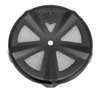 Skullcap Air Cleaner Cover - Black - Vented 5 Spoke