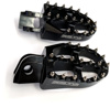 57mm Ultra Wide Black Aluminum Footpegs - For KTM & Husq. Mini SX