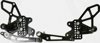 V2 Black Rearset - Adjustable - For 09-16 GSXR1000