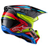 S-M5 Helmet - Black/Yellow/Red Glossy, Medium For - Medium Helmet For Black/Yellow/Red Glossy