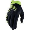 100% R-Core Men's Gloves Black/Lime Medium