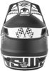 Answer AR1 Sweep Helmet Black/White - Large - Black/White Large motocross helmet