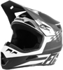 Answer AR1 Sweep Helmet Black/White - Large - Black/White Large motocross helmet