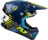 Fly Racing Formula CP Slice Helmet Navy/Hi-Vis/White For LG - Large Navy/Hi-Vis/White For LG