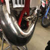 Carbon Fiber MAX-Coverage Pipe Guard For FMF Fatty/Gnarly - Fits 20-25 Beta 250/300 RR/RX/RACE/X-PRO